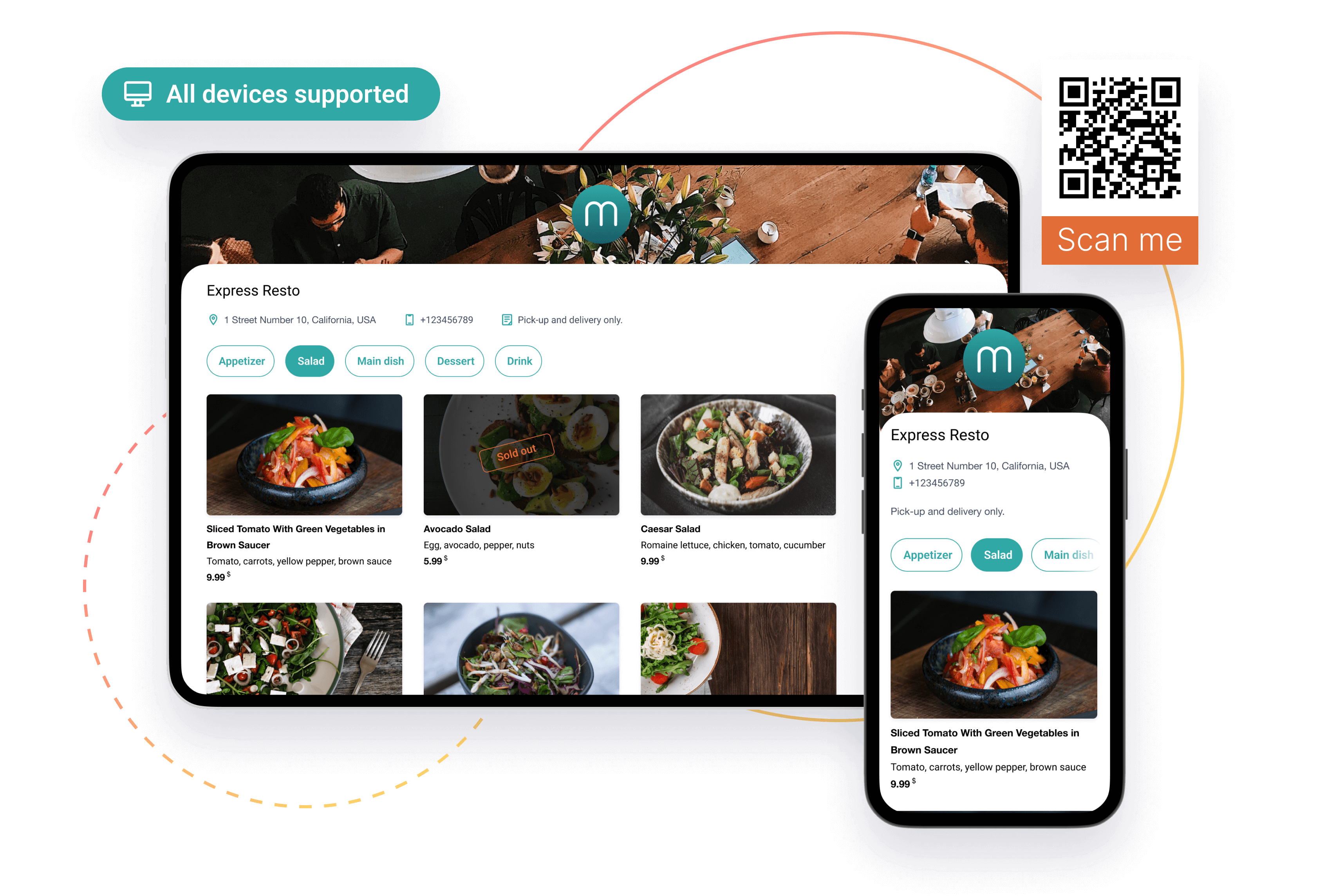 Digital Menu for Restaurants