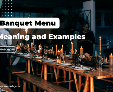 Banquet Menu