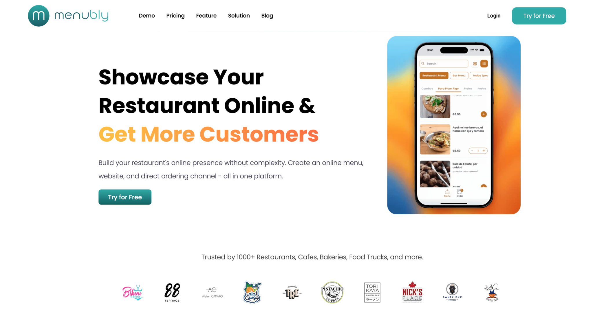 10 Best QR Code Menus for Restaurants (2026) - Menubly