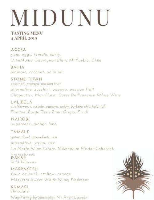 tasting menu example